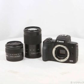 ソフマップ 〔中古品〕 EOS Kiss M ダブルズームキット ブラック【258】