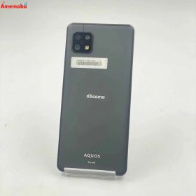 【中古】AQUOS sense6 4GB/64GB ブラック SH-54B docomo版SIMフリー