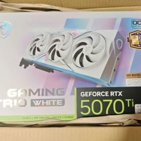 新品未使用・未開封 MSI GeForce 5070Ti WHITE