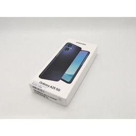 【未使用】SAMSUNG UQmobile 【SIMフリー】 Galaxy A25 5G ブラック 4GB 64GB SCG33【広島本通】保証期間３ヶ月