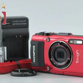 【中古】OLYMPUS オリンパス STYLUS TG-4 Tough レッド 防水デジタルカメラ シャッター回数僅少