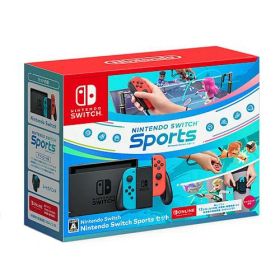 【訳あり】Nintendo Switch ニンテンドー スイッチ NINTENDO SWITCH Sports セット Joy-Con (L) ネオンブルー/(R)ネオンレッド 任天堂 ゲーム機 本体 お祝い ギフト 家族ファミリー[ラッピング不可]