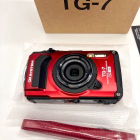 OM SYSTEM TG-7 レッド コンパクトデジタルカメラ