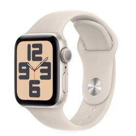 新品！ Apple Watch SE2 40mm GPS スターライトアルミニウムケース/スターライトスポーツバンド (S/M) MXEF3J/A