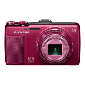 OLYMPUS デジタルカメラ SH-25MR レッド iHSテクノロジー GPS・電子コンパス内蔵 1600万画素 裏面照射型CMOS 光学12.5