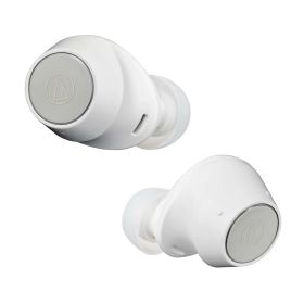 オーディオテクニカ ATH-CKS30TW WH ワイヤレスイヤホン bluetooth 【完全ワイヤレスイヤホン/重低音 / IP55 防水防塵規格/マルチポイント対応/小型軽量 / 最大約20時間再生 / アプリ対応/ヒアスルー/低遅延モード】 ATH-CKS30TW WH ホワイト