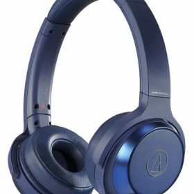 オーディオテクニカ ATH-WS330BT BL ヘッドホン bluetooth ワイヤレスヘッドホン 重低音 SOLID BASS 最大70時間再生 ブルー ATH-WS330BT BL