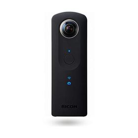 【整備済み品】 RICOH THETA S ブラック 360度全天球カメラ 360° Full HD 30fps フルハイビジョン動画 25分間連続撮影可能 精度の高い自然なスティ