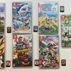 【Switchソフト7点まとめ売り】マイクラ ピクミン3 あつ森 ポケモン 他