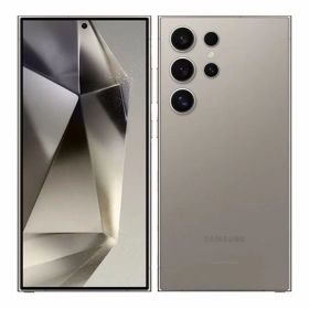 【中古】【安心保証】 ペン無 Galaxy S24 Ultra SCG26[256GB] au チタニウムグレー