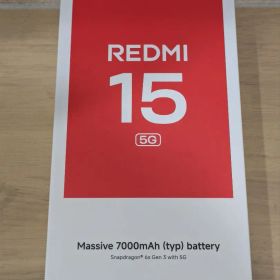 【未使用品】Redmi 15 5G Ripple Green 本体