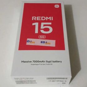 レア 新品未開封 Redmi 15 5G スマホ 本体 Titan Gray