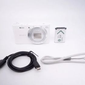 【極上品】ソニー SONY デジタルカメラ Cyber-shot 光学20倍 ホワイト DSC-WX350-W [W2606033A]