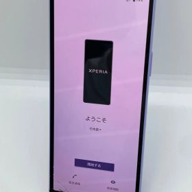 @【訳あり品】Xperia 10 V au SIMロック解除済 128GB ラベンダー 9588