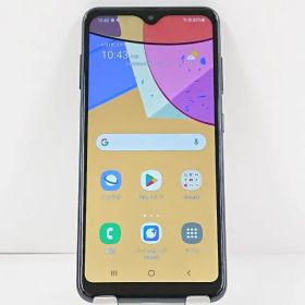 Galaxy A21 シンプル SCV49 au ブラック 送料無料 本体 c20832