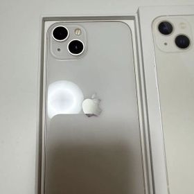 Apple iPhone13 本体 コード付き スターライト 128GB 箱あり