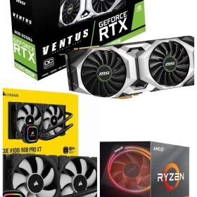 RTX2080S Ryzen7 3700X H100i 3点セット