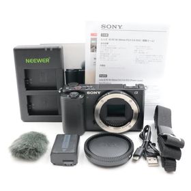 シャッター数156枚 SONY VLOGCAM ZV-E10 ボディ ミラーレス一眼カメラ ブラック ソニー