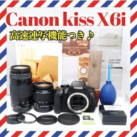 Canon EOS Kiss X6i❤️高速連写❤️ショット数少✨デジタル一眼レフ