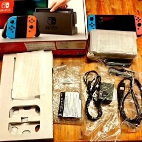 Nintendo Switch 本体 旧型 ネオンブルー/レッド グリップ欠品