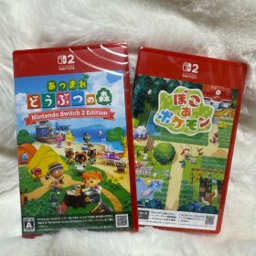 【新品未開封】Switch2 ぽこあポケモン あつまれどうぶつの森 2枚セット