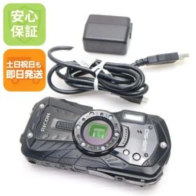 美品 RICOH WG-50 ブラック 即日発送 コンデジ RICOH 本体 土日祝発送OK 04000