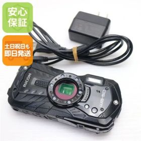 良品中古 RICOH WG-50 ブラック 即日発送 コンデジ RICOH 本体 土日祝発送OK 04000