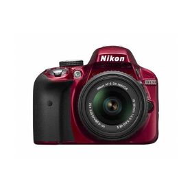 Nikon デジタル一眼レフカメラ D3300 18-55 VR IIレンズキット レッド D330(中古品)