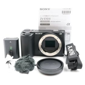 ■新品同様■ SONY VLOGCAM ZV-E10 II ボディ ブラック ZV-E10M2 ミラーレス一眼カメラ ソニー