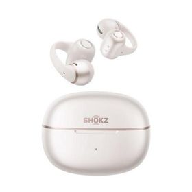 Shokz(AfterShokz)(ショックス(アフターショックス)) OpenDots 2 パールホワイト 完全ワイヤレスイヤホン SKZ-EP-000070 イヤーカフ型 11.8mmドライバー Bluetoo