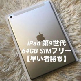 【完動品】iPad 第9世代 64GB SIMフリー 【すぐ発送】【付属品】