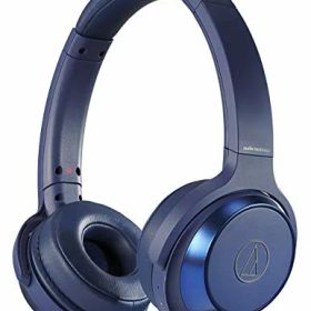 オーディオテクニカ ATH-WS330BT BL ヘッドホン bluetooth ワイヤレスヘッドホン 重低音 SOLID BASS 最大70時間再生 ブルー ATH-WS330BT BL