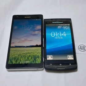 管048 初期化○2台セットXperia ワンセグacro IS11S