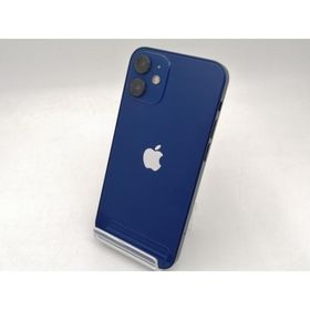 【中古】Apple docomo 【SIMロック解除済み】 iPhone 12 mini 256GB ブルー MGDV3J/A【なんば】保証期間１ヶ月【ランクC】