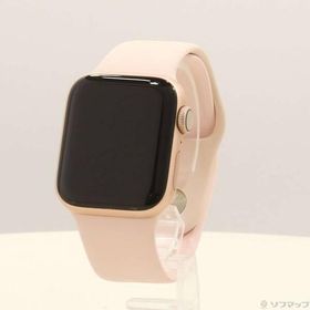 〔中古〕Apple(アップル) Apple Watch Series 4 GPS 40mm ゴールドアルミニウムケース ピンクサンドスポーツバンド〔247-ud〕