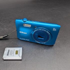 【撮影は出来ました】Nikon COOLPIX S3600 ブルー 本体