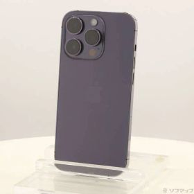 ソフマップ 〔中古品〕 iPhone14 Pro 256GB ディープパープル MQ1E3J／A SIMフリー【377】