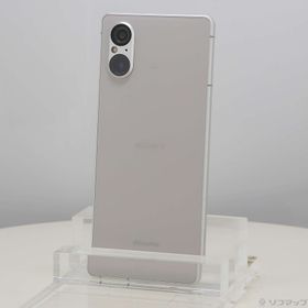 (中古)SONY Xperia 5 V 128GB プラチナシルバー SO-53D docomo SIMフリー(377-ud)