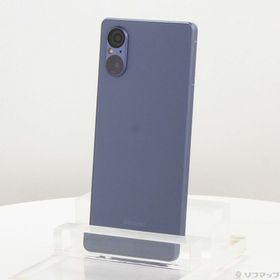 (中古)SONY Xperia 5 V 128GB ブルー SO-53D docomo SIMフリー(262-ud)