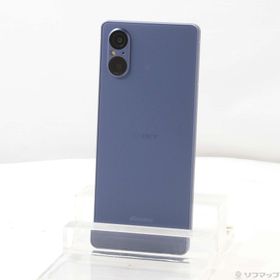 (中古)SONY Xperia 5 V 128GB ブルー SO-53D docomo SIMフリー(198-ud)