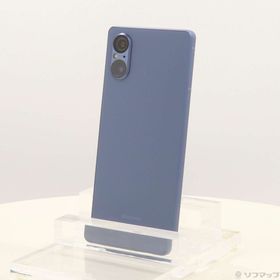 (中古)SONY Xperia 5 V 128GB ブルー SO-53D docomo SIMフリー(377-ud)