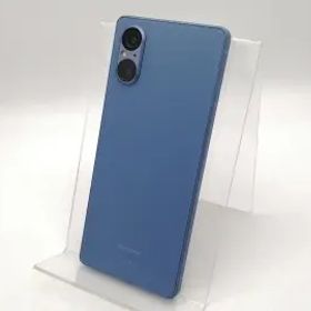 【中古】SONY docomo 【SIMフリー】 Xperia 5 V 8GB 128GB ブルー SO-53D【大須2】保証期間１ヶ月【ランクB】