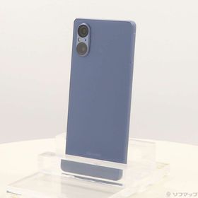 (中古)SONY Xperia 5 V 128GB ブルー SO-53D docomo SIMフリー(377-ud)