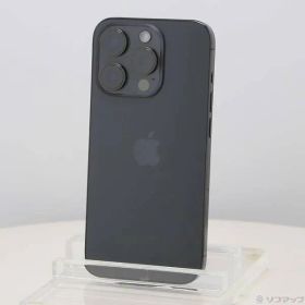 ソフマップ 〔中古品〕 iPhone15 Pro 256GB ブラックチタニウム MTUC3J／A SIMフリー【262】