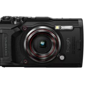 【中古】 OM SYSTEM/オリンパス OLYMPUS デジタルカメラ Tough TG-6 ブラック 1200万画素CMOS F2.0 15m 防水 100kgf耐荷重 GPS 内蔵Wi-Fi TG-6BLK