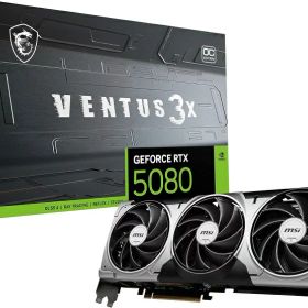 【新品】1週間以内発送【代引き不可】 MSI GeForce RTX 5080 16G VENTUS 3X OC グラフィックスカード VD9013 パソコン 周辺機器 PCパーツ グラフィックボード グラボ