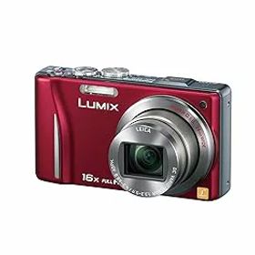 【中古】（非常に良い）パナソニック デジタルカメラ LUMIX TZ20 レッド DMC-TZ20-R
