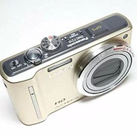 【中古】パナソニック デジタルカメラ ルミックス ゴールド DMC-TZ10-N