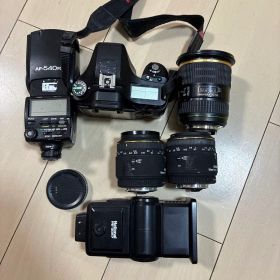 デジタル一眼レフカメラセット AF-540K200DーWPentaxジャンク品