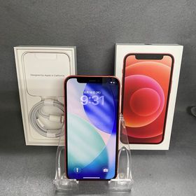 美品 国内版 SIMフリー iPhone12 mini 128GB レッド色